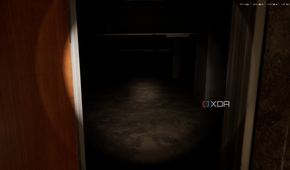 A gameplay screenshot from Backrooms: Escape Together.
