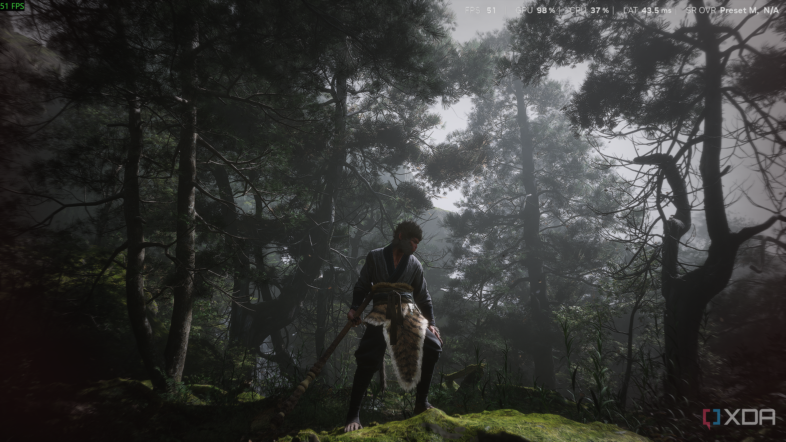 A screenshot from Black Myth Wukong.