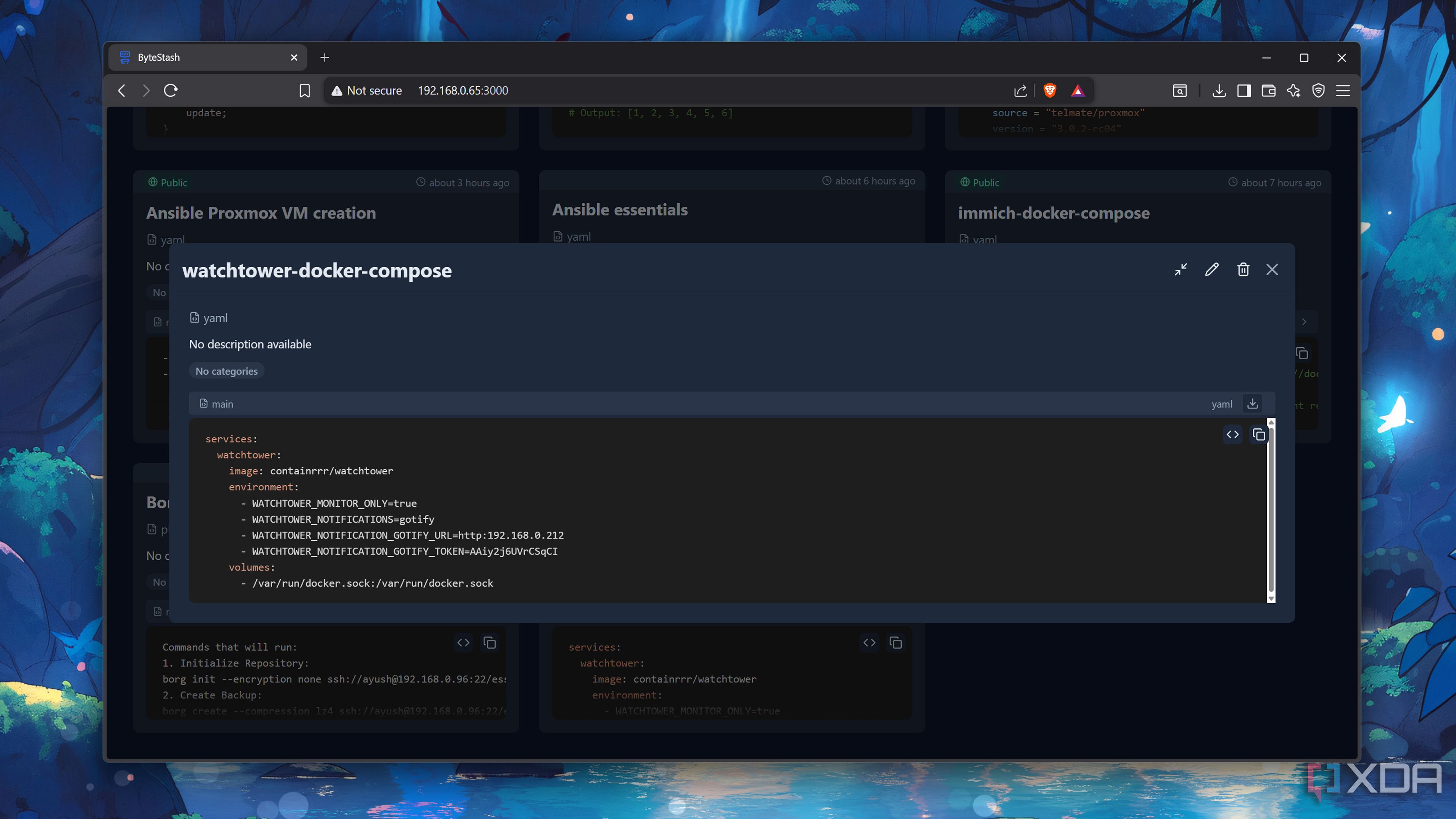 ByteStash is a self-hosted GitHub Gist alternative that lets you share ...