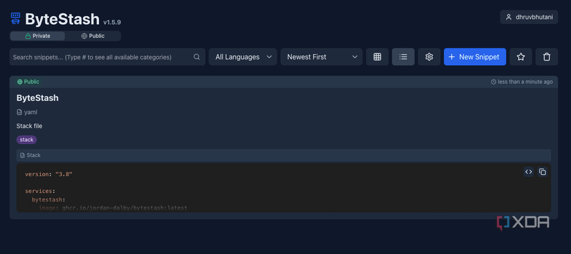 This minimalist snippet tool is exactly what every hobbyist developer needs