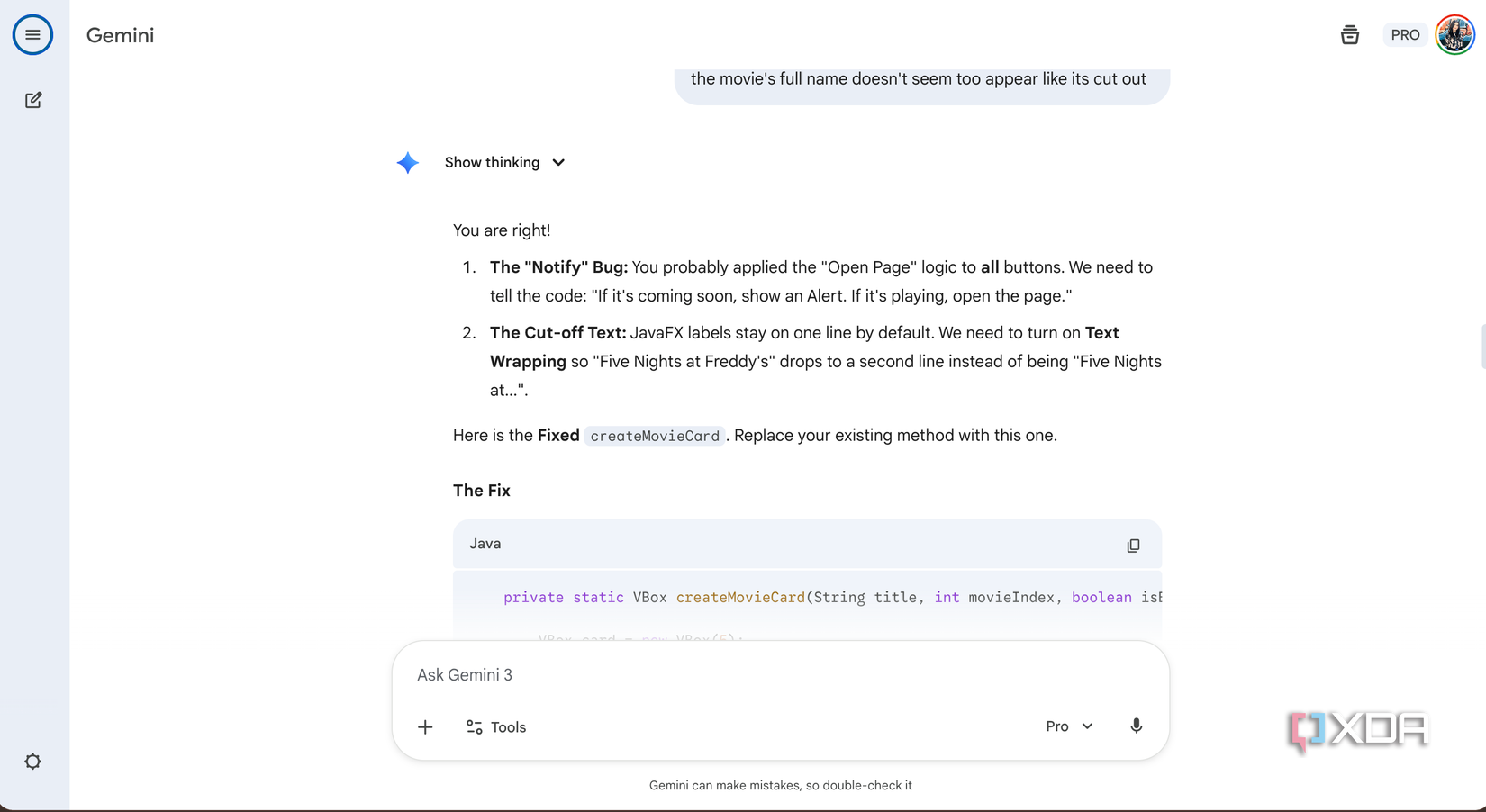 codificando usando geminis