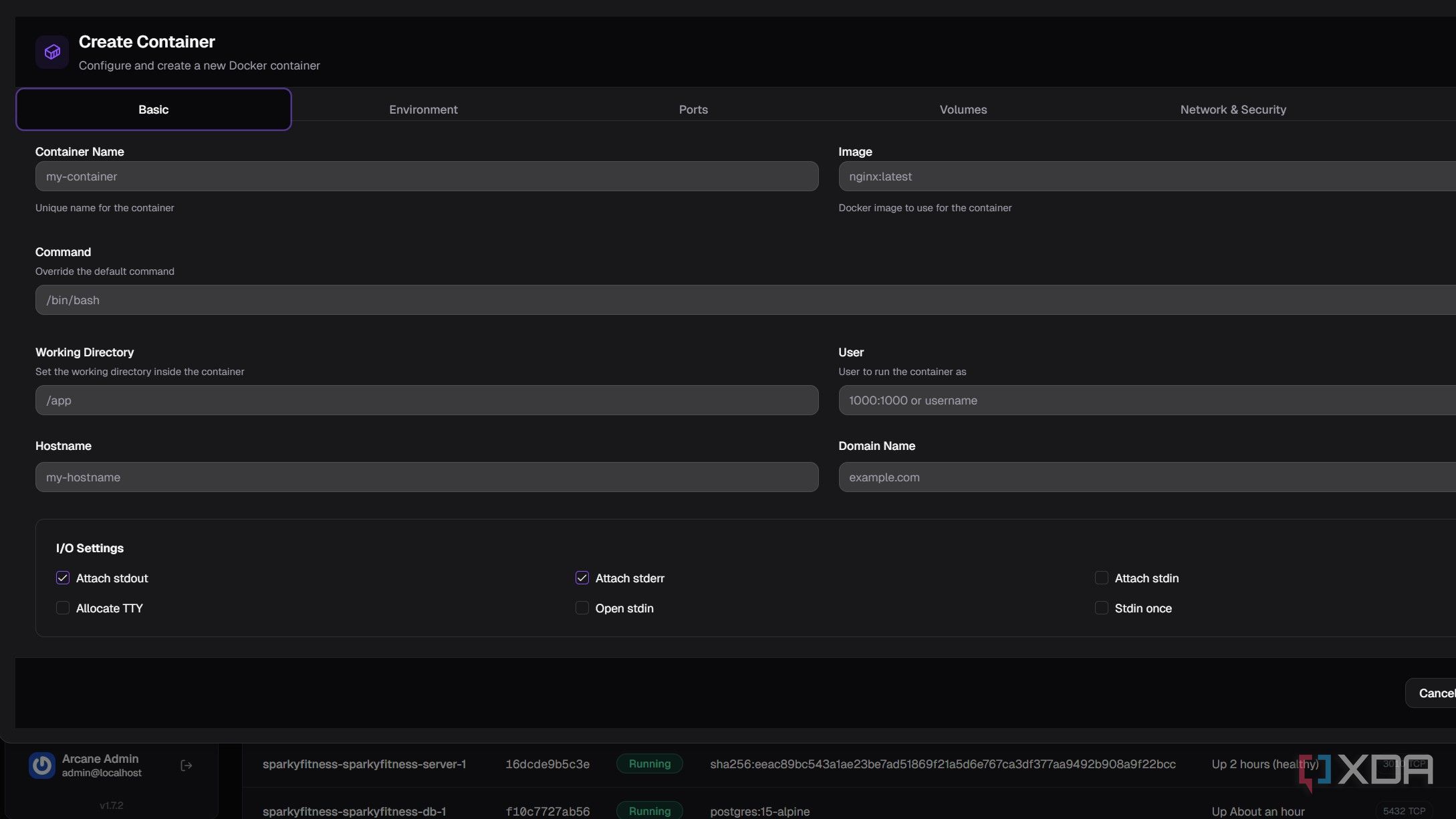 Arcane is a Portainer alternative with a modern, mobile-friendly interface