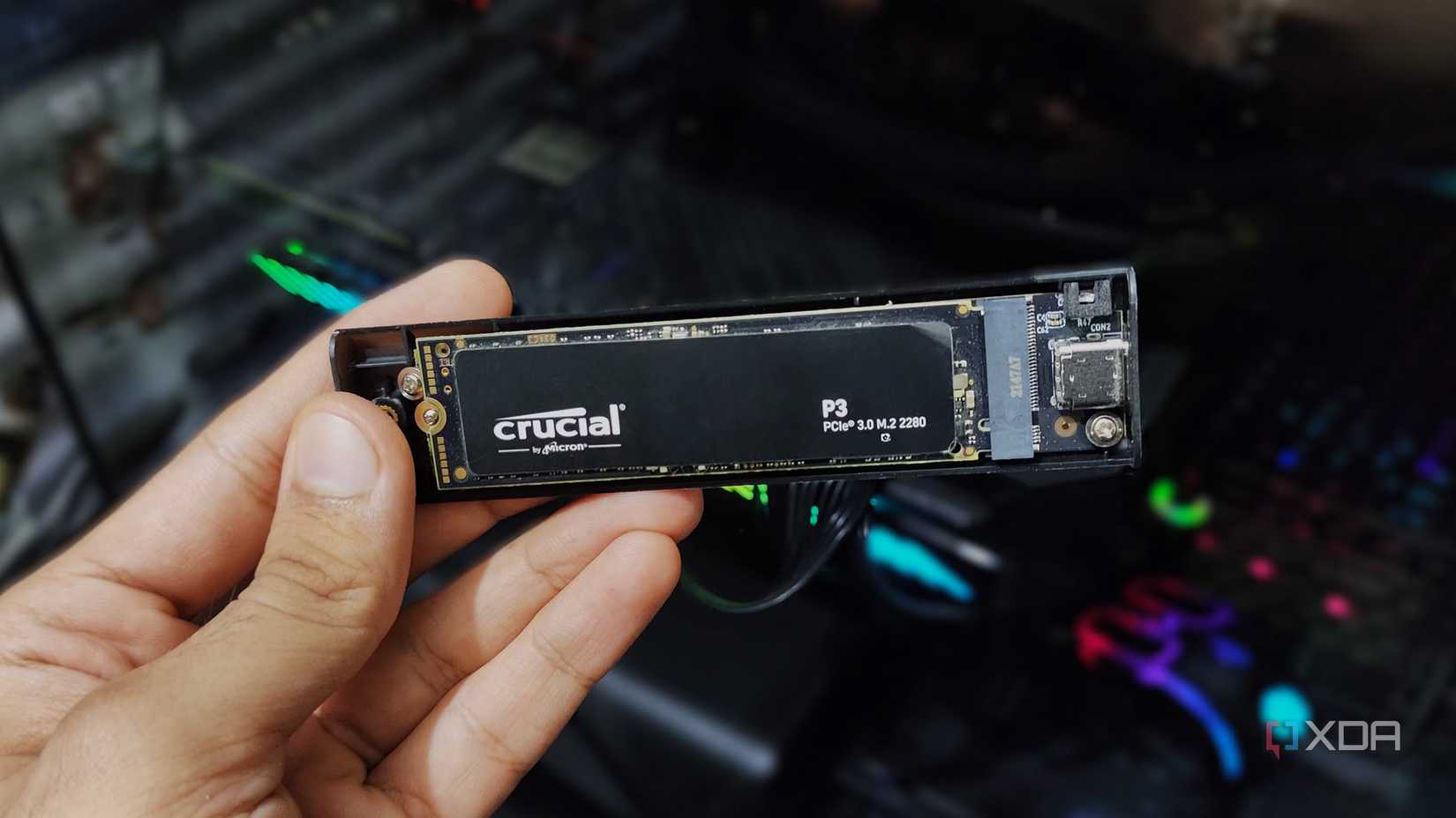 A crucial NVME SSD