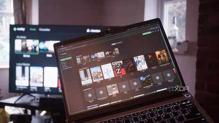 Emby running in the browser and Google TV