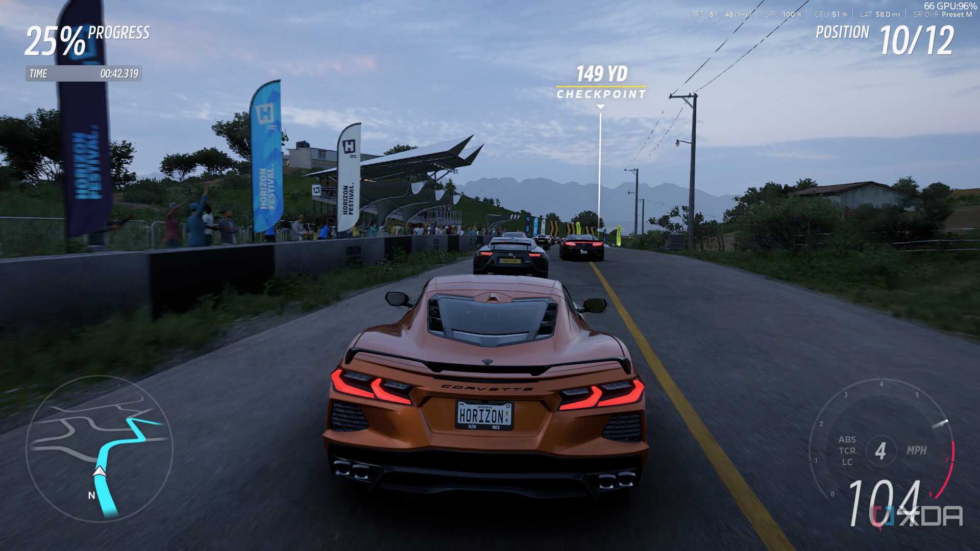 Forza Horizon 5 running DLSS Preset M.