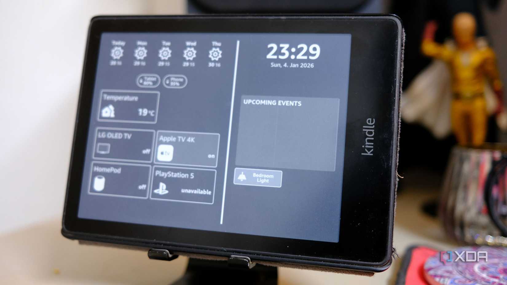 Panel de Home Assistant en Kindle