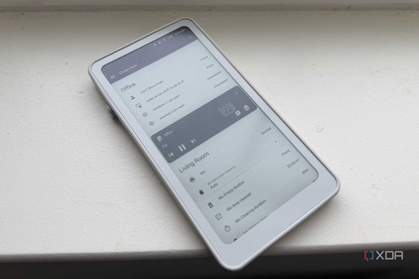 home assistant open on an e ink android device