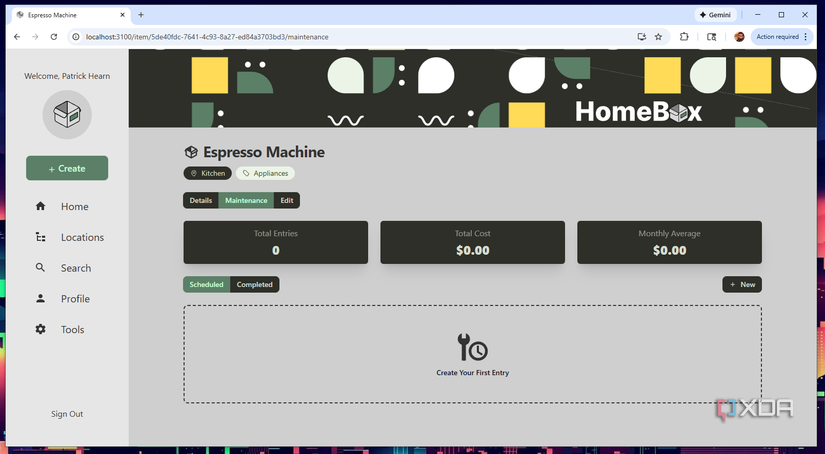 This handy self-hosted tool made it impossible to lose anything in my home