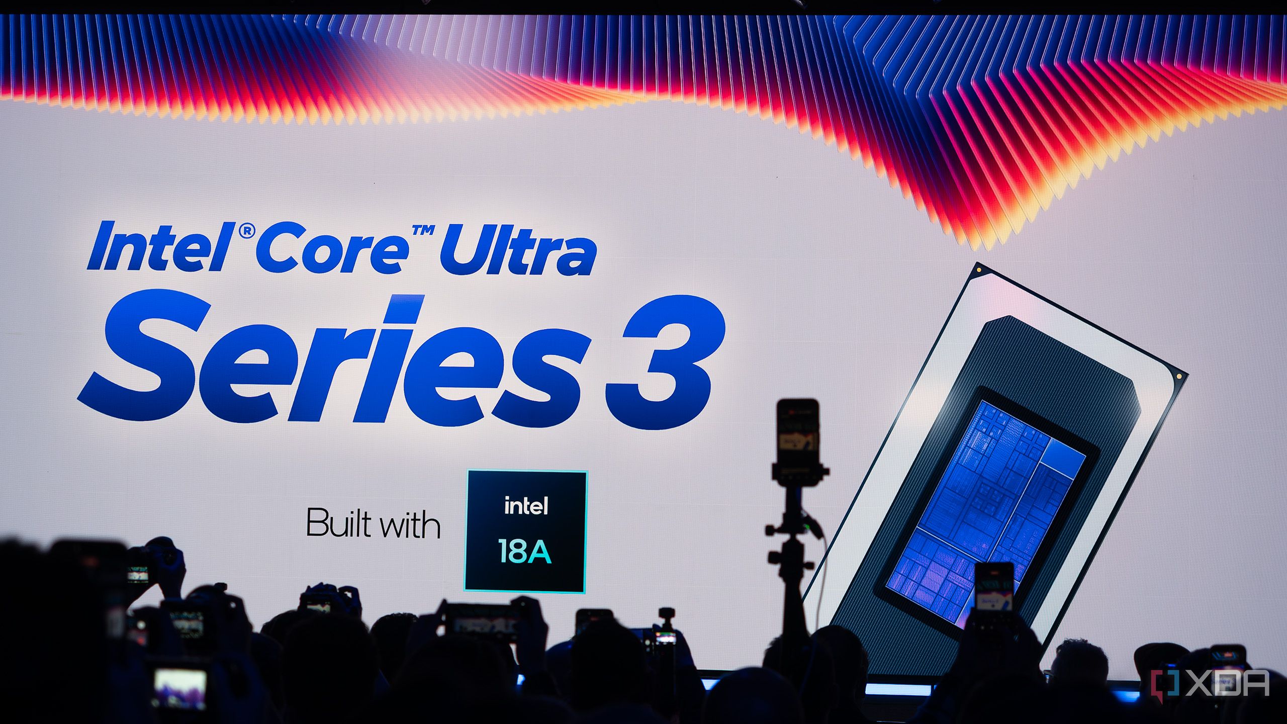 Intel unpacks its new 18A Panther Lake Core Ultra Series 3 laptop chips at CES 2026