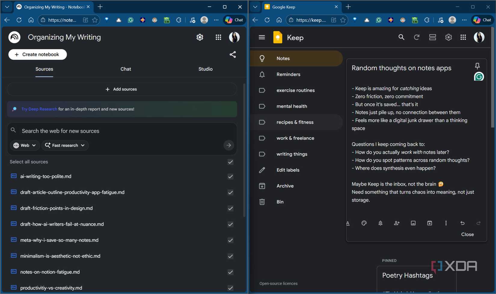 NotebookLM is what Google Keep should have become