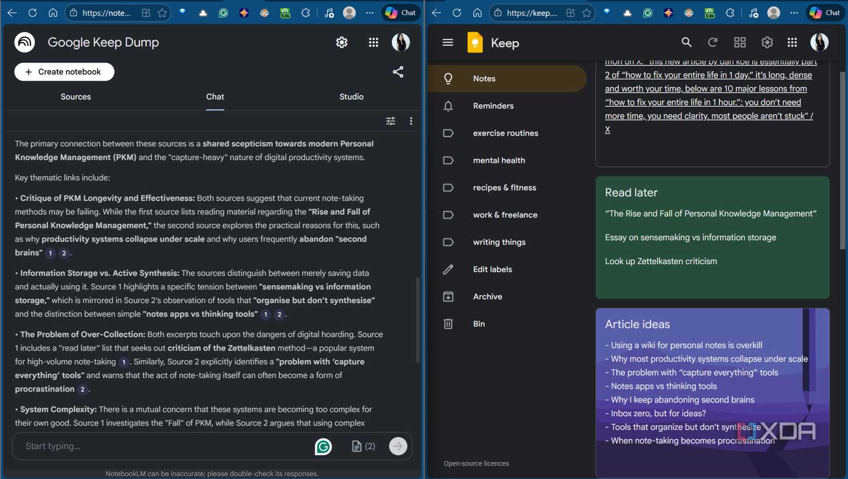 NotebookLM is what Google Keep should have become