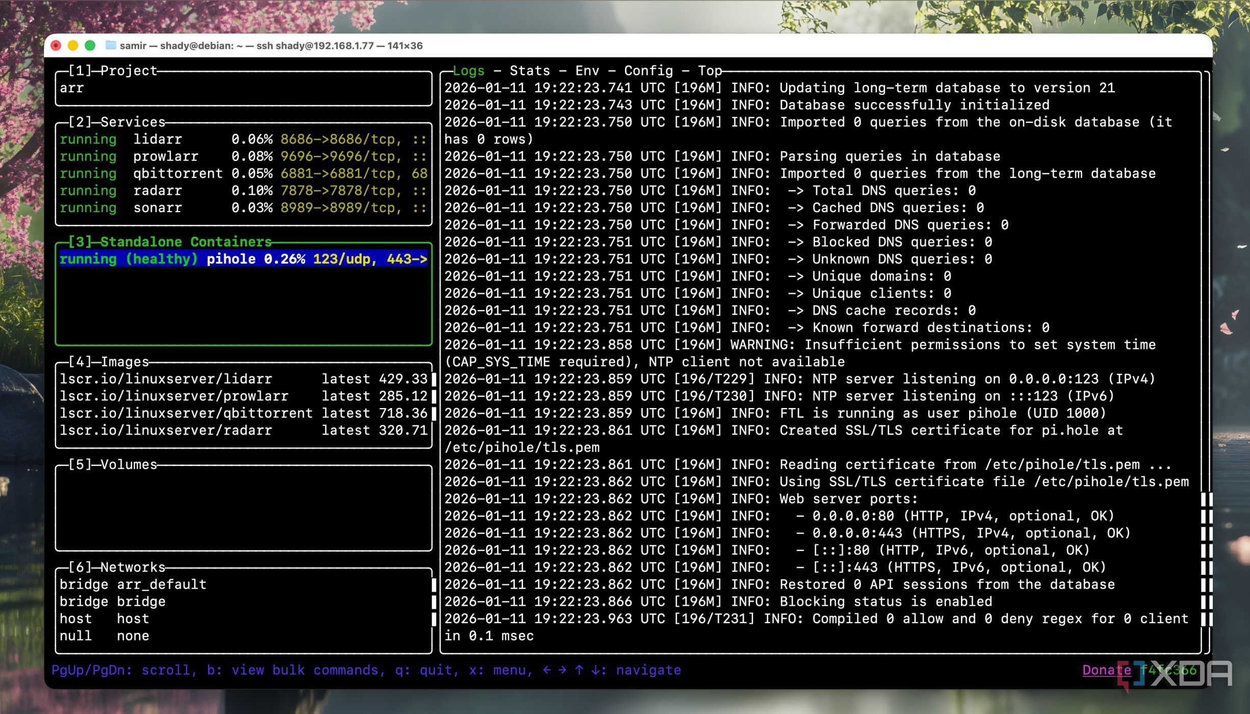 LazyDocker — Docker Management GUI Review