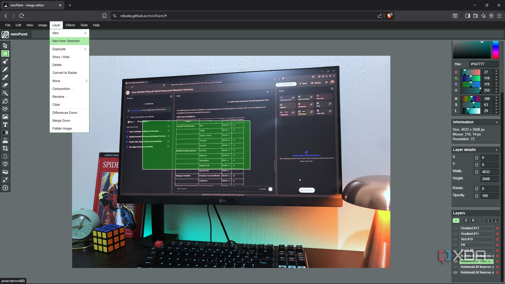 This open-source image editor does 90% of what Photoshop does for $0