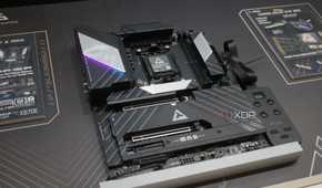 An image of the MSI MAG X870-E Max motherboard.