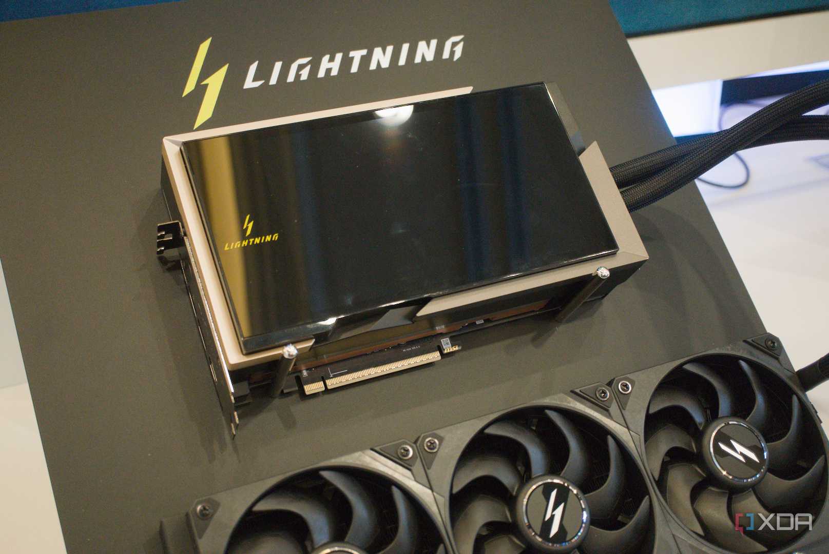 An MSI Lightning GPU.