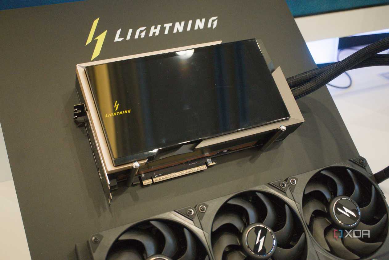 An MSI Lightning GPU.