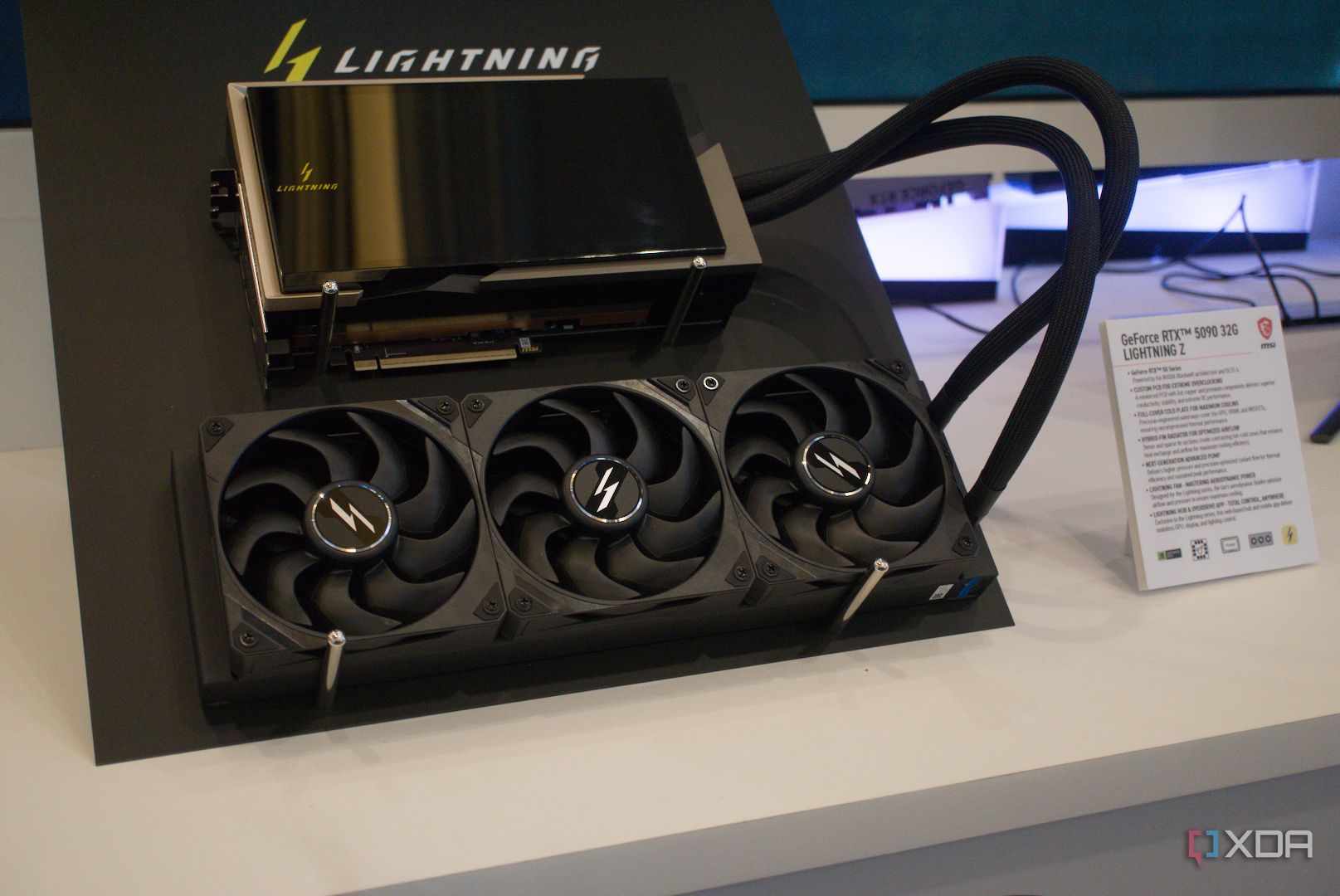 MSI RTX 5090 at CES.