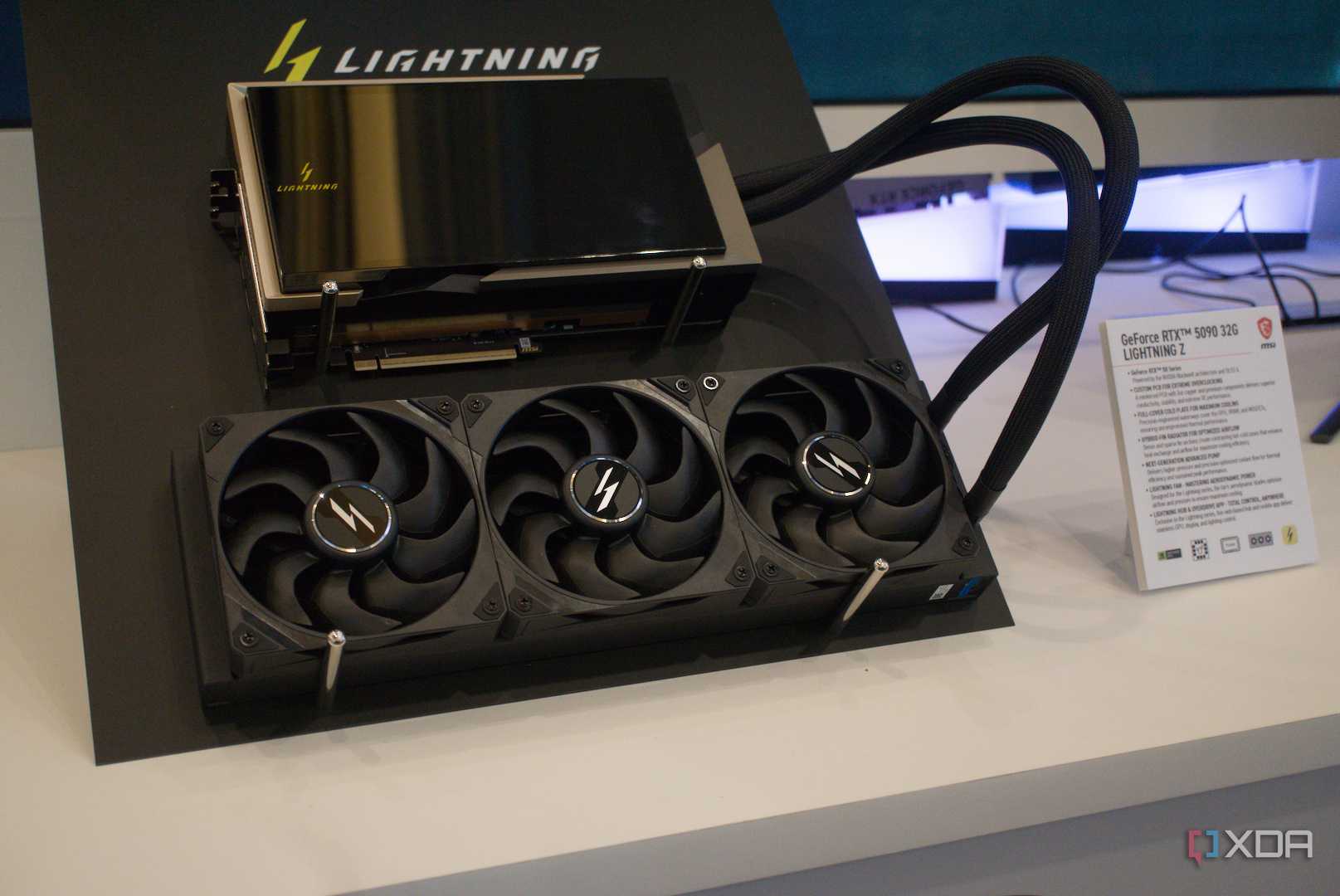 MSI RTX 5090 at CES.