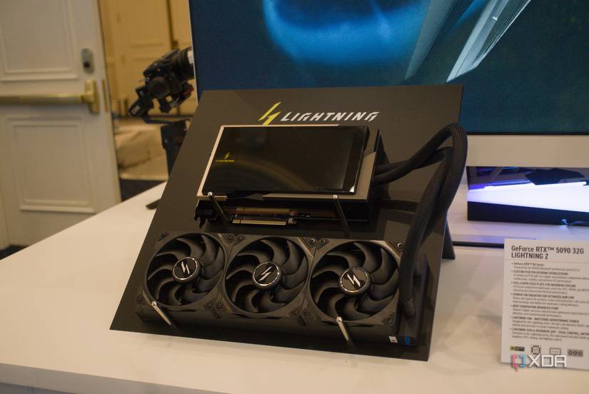 An image of the RTX 5090 at CES 2026.