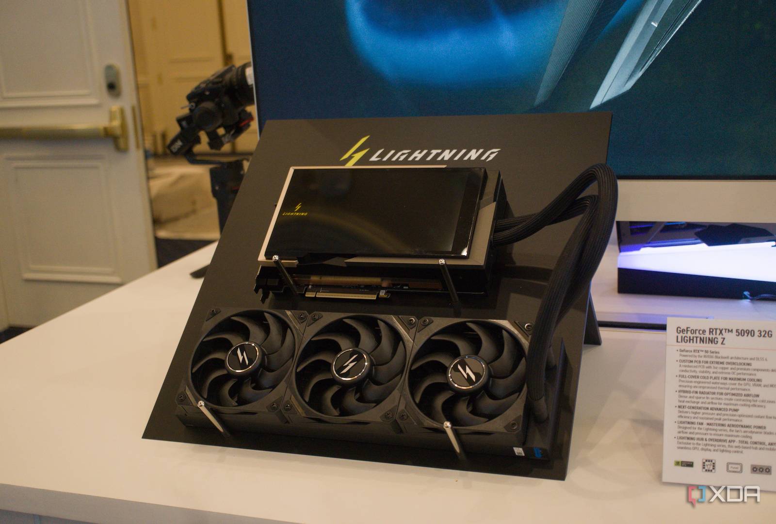 MSI made a 2500W limited-edition RTX 5090 with a screen, because 