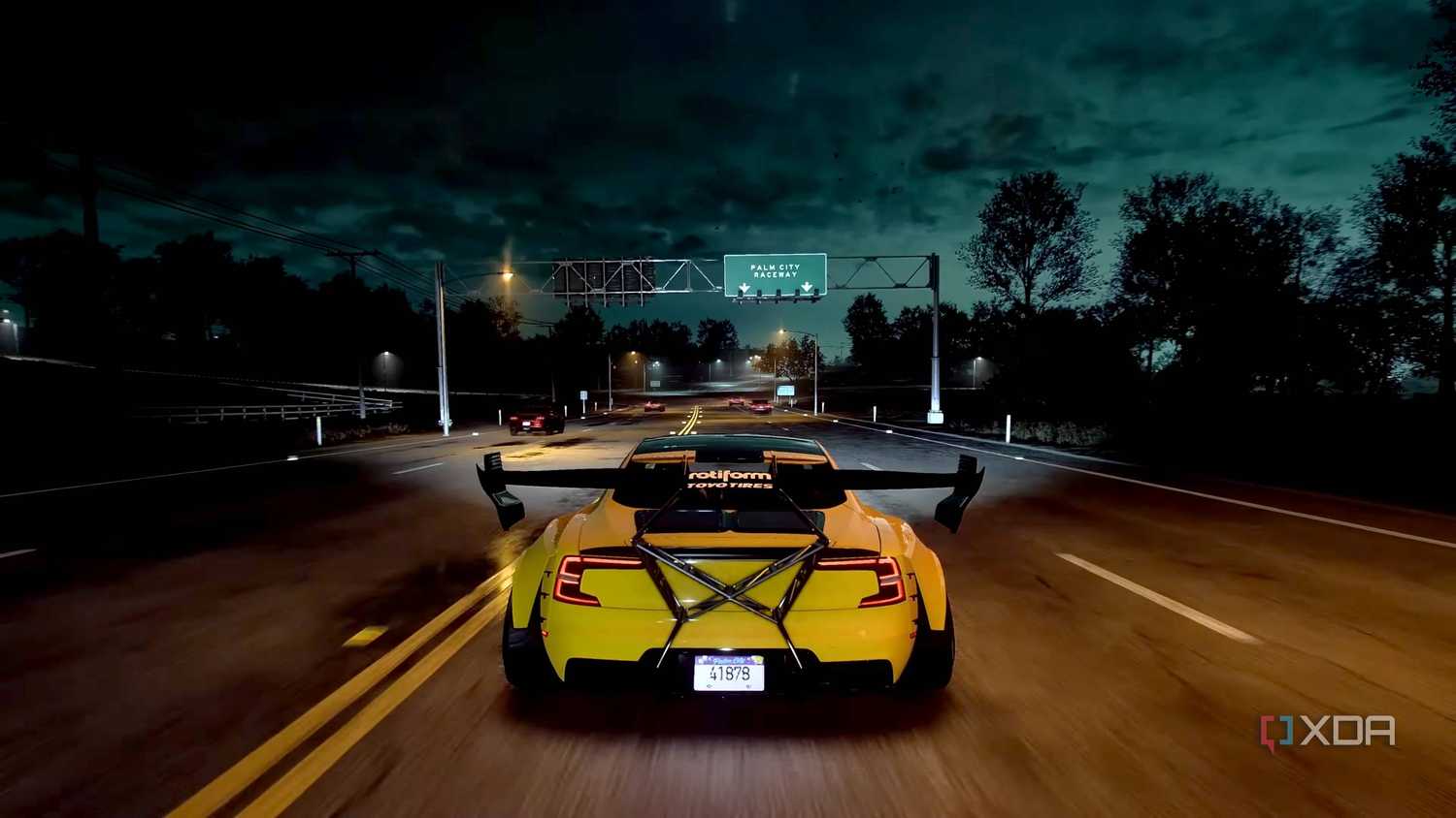 Driving the Polestar One Hero Edition in NFS Heat.