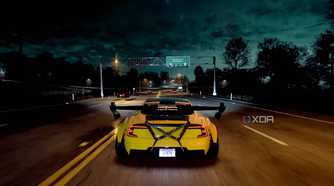 Driving the Polestar One Hero Edition in NFS Heat.