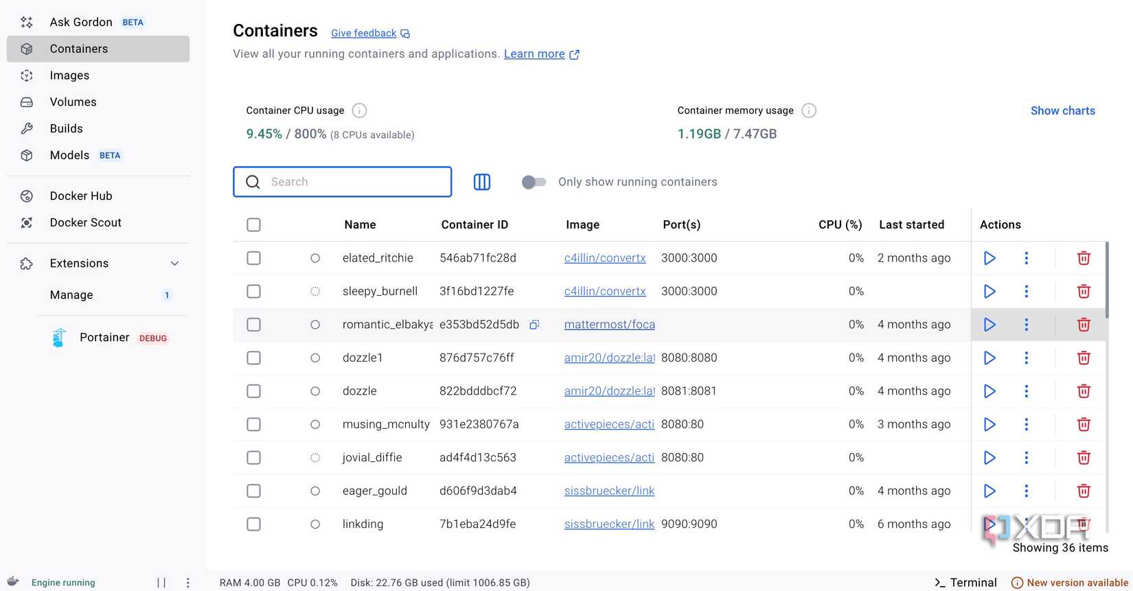 Contenedores acoplables