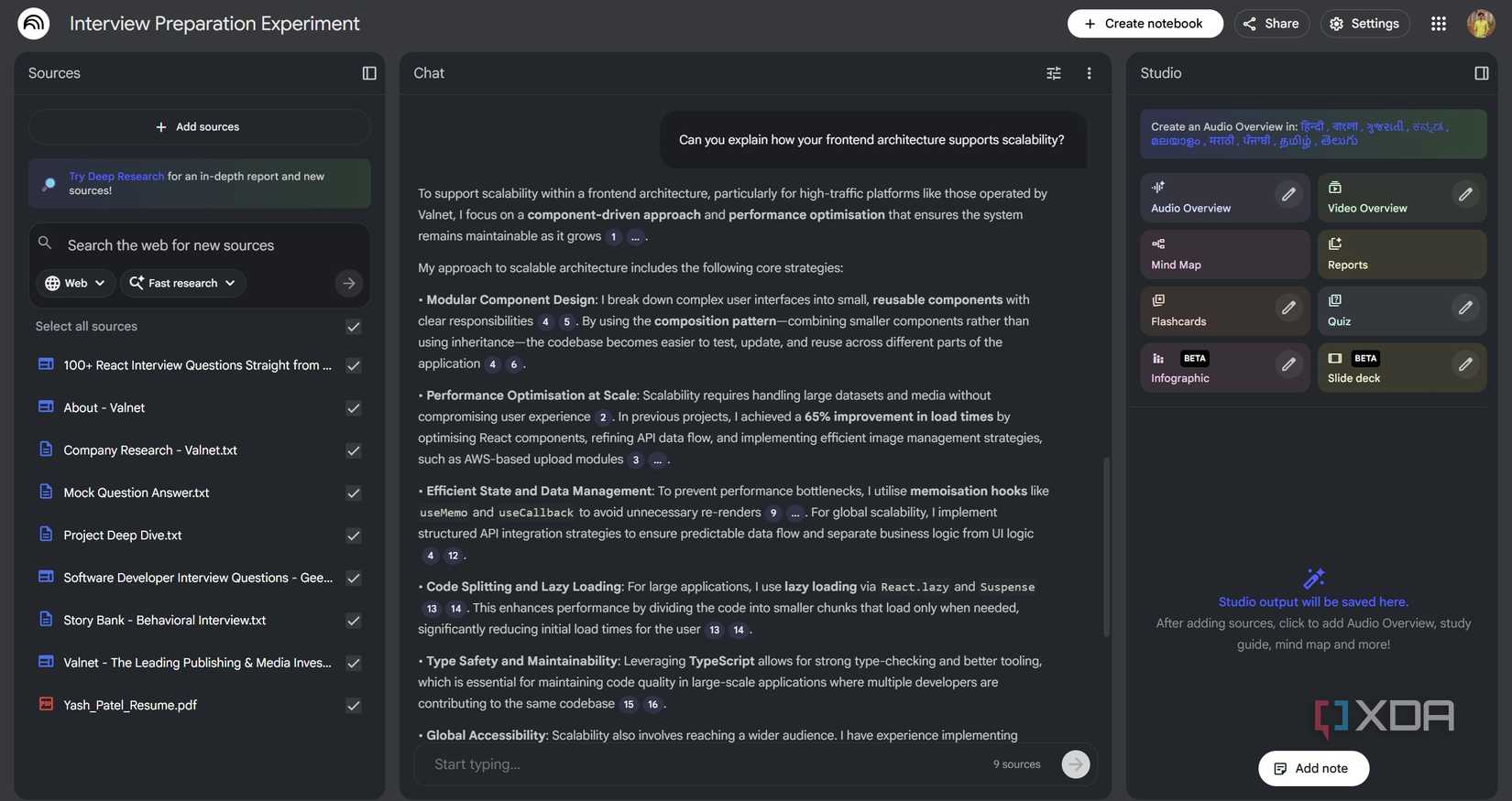 pregunta de preparación para la entrevista de notebooklm 03