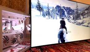 Red Dead Redemption 2 playing on a 4K TV.
