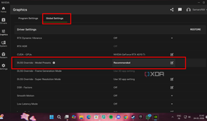 nvidia-app-dlss-model-preset-override