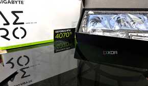 An Nvidia RTX 4070 Ti Gigabyte Aero.