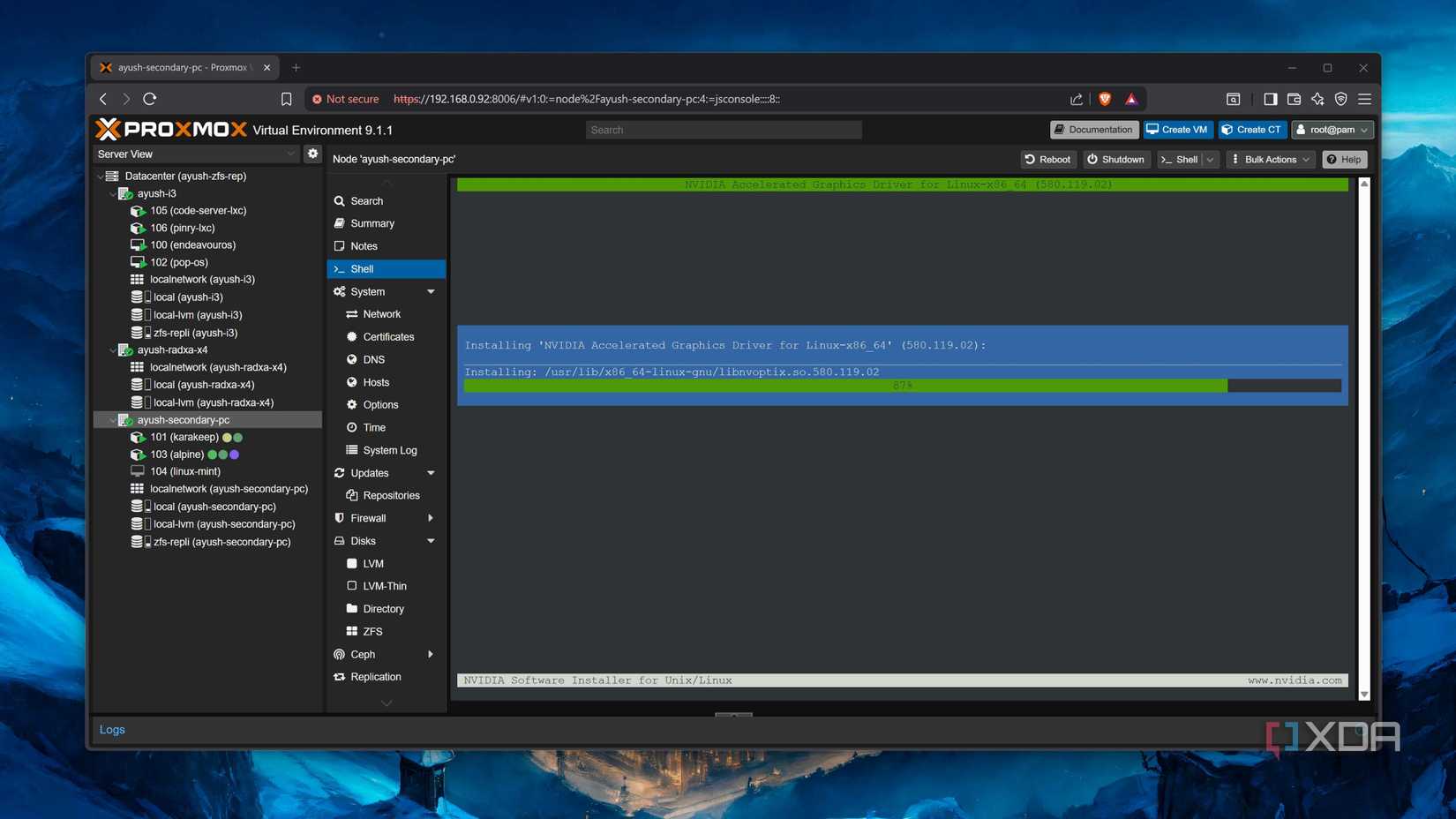 Installing Nvidia drivers on Proxmox