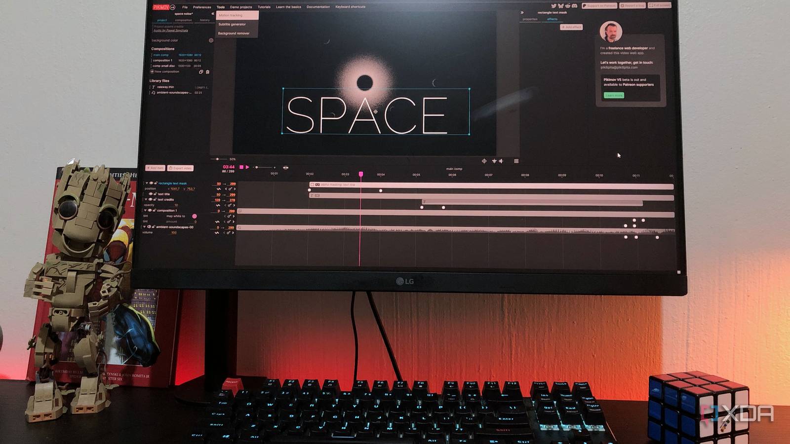 Ich habe Adobe Premiere und After Effects gegen einen browserbasierten ...