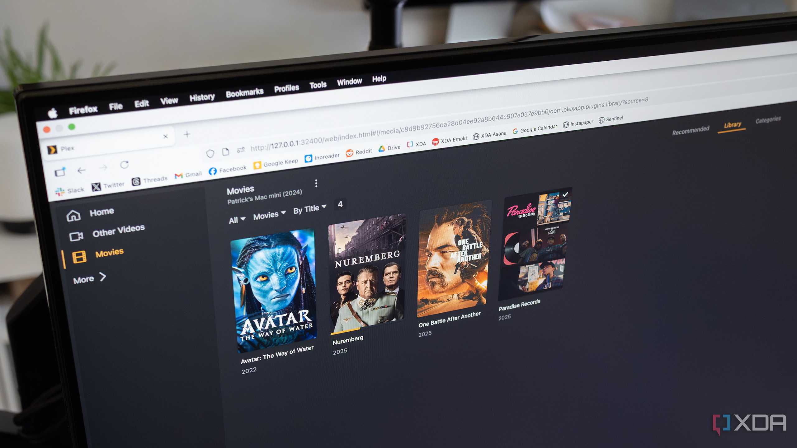 Plex running on my M4 Mac mini