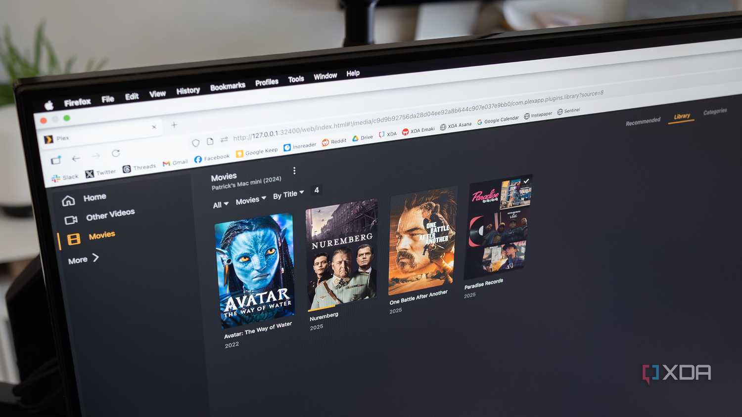 Plex running on my M4 Mac mini