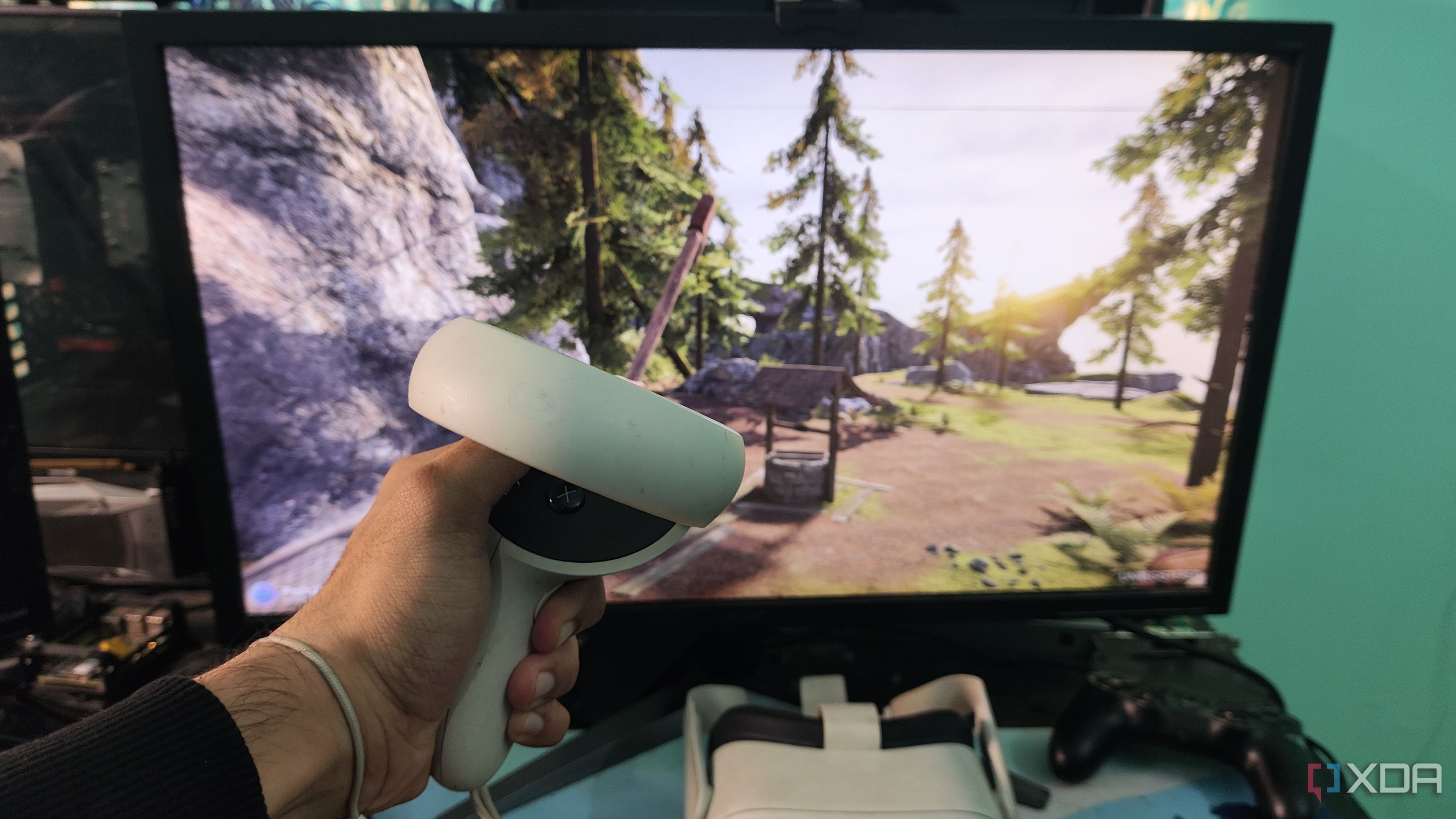 PortalVR lets you play VR games with your controllers, but shown on your  monitor