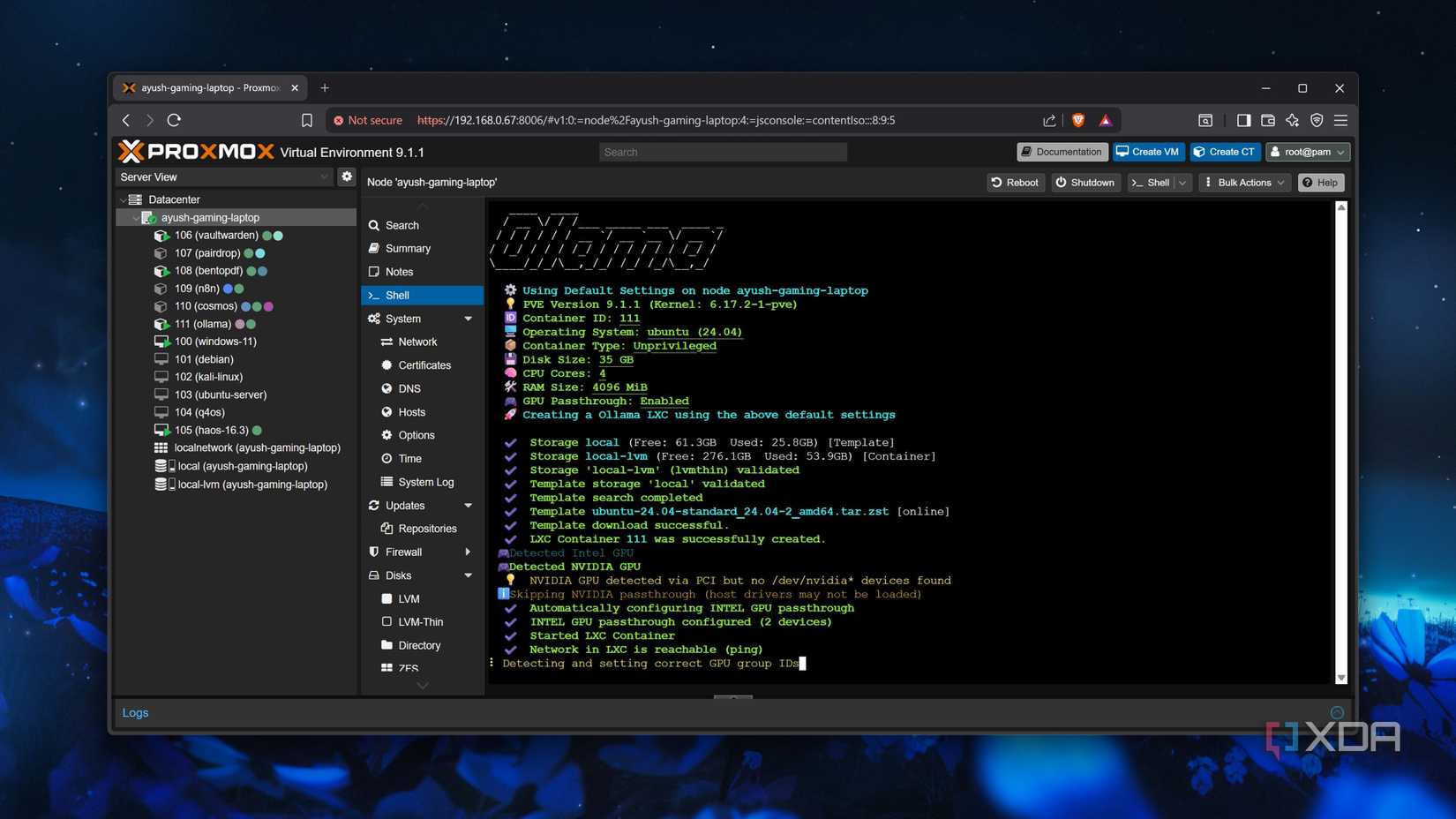 I love Proxmox community scripts, but a single command executes 8 ...
