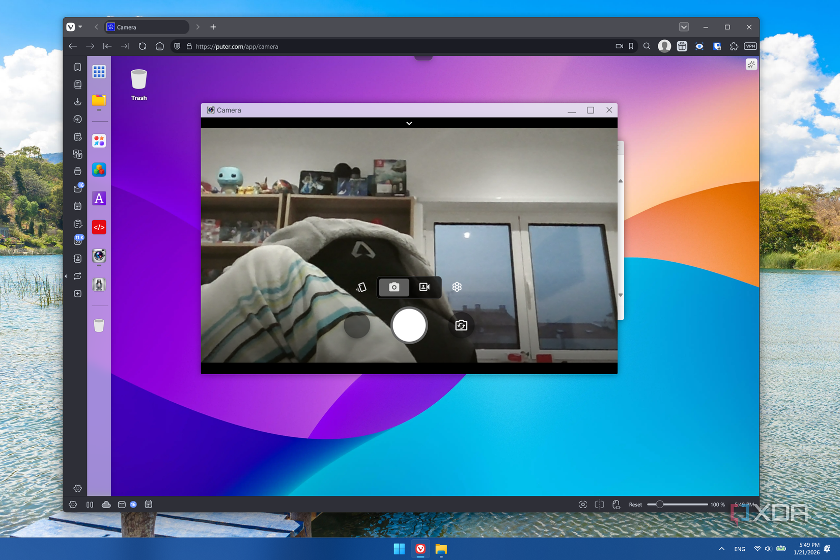 I tried running a full desktop OS inside a browser tab, and it actually ...