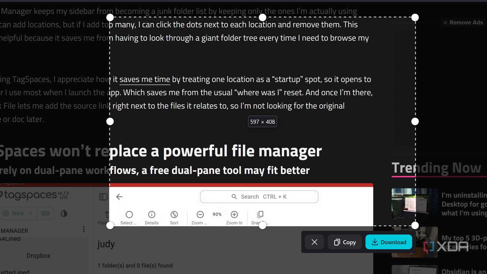 Firefox has a powerful screenshot tool built right in, it's better than Snipping Tool 3 Resize handles after screenshot in Firefox