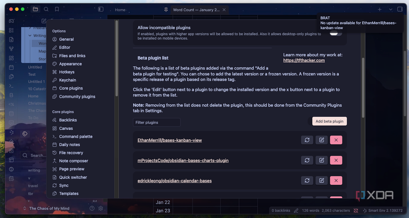 This single Obsidian tool lets me test beta plugins without the headache