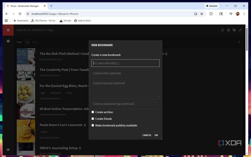 Agregar un marcador no es difícil, pero no es tan sencillo como hacer clic en un ícono y no interrumpir la navegación. 