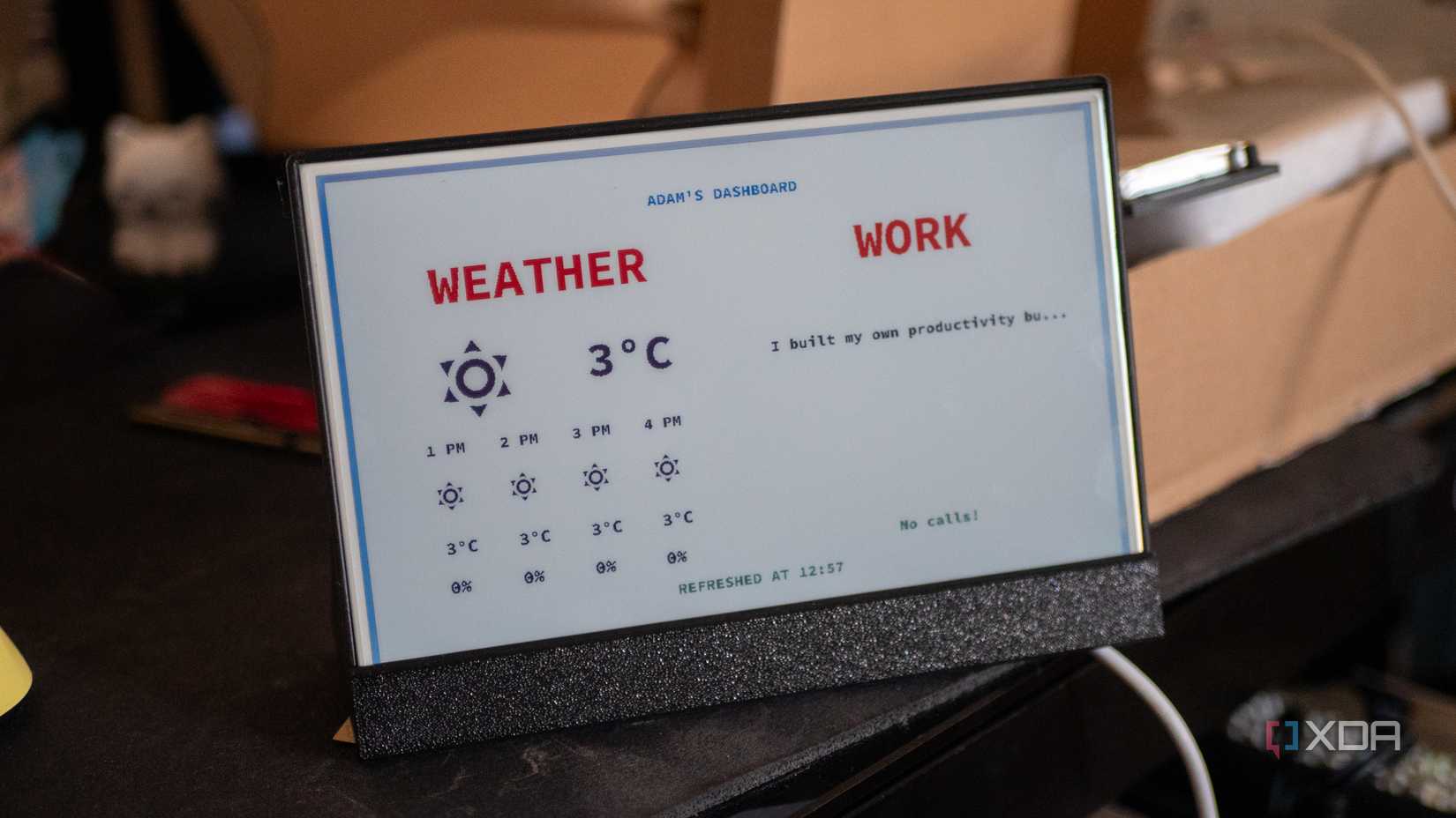 Spectra 6 color display from Seeed Studio, powered by the EE04 ESP32 board