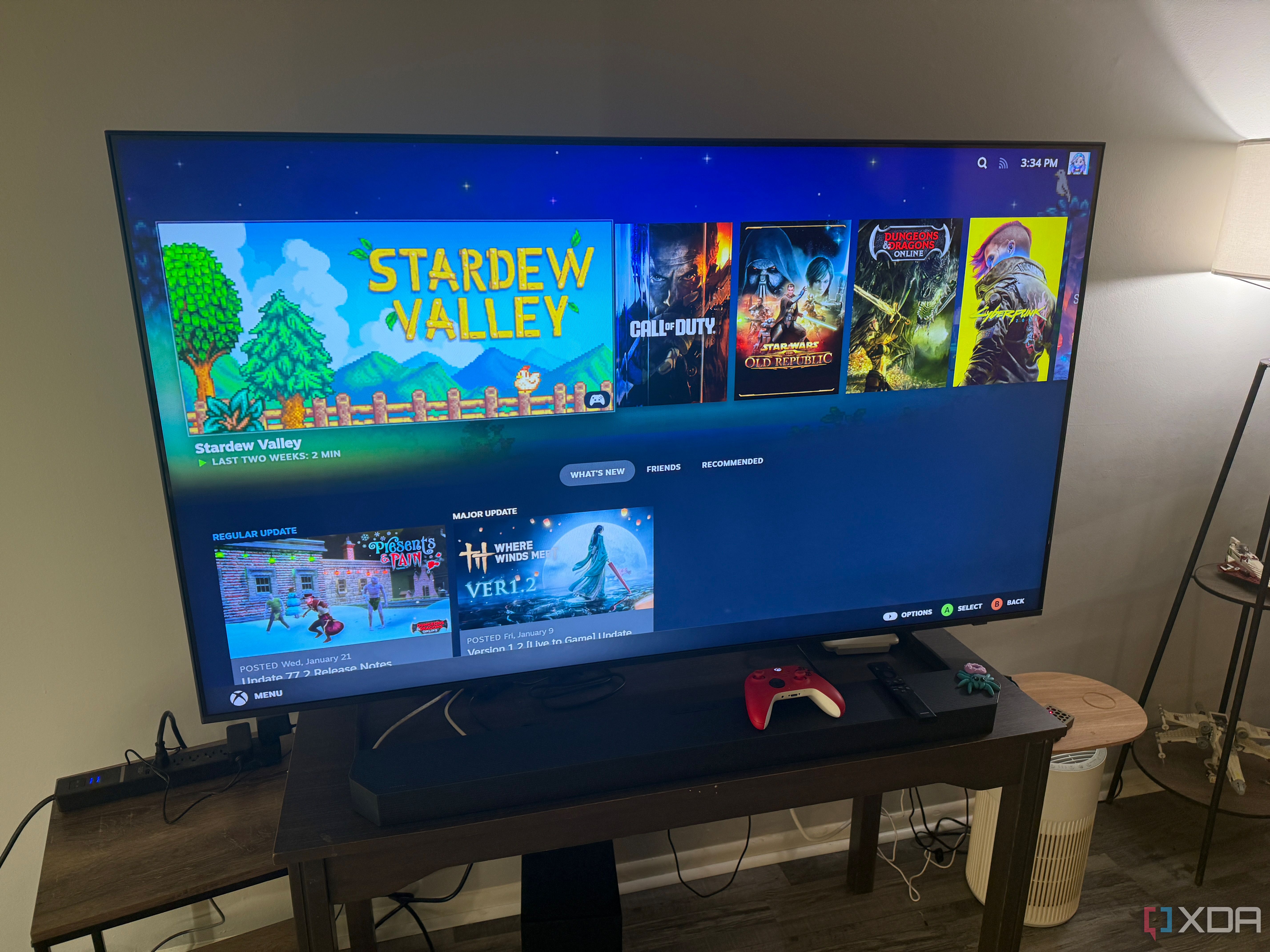 Steam Big Picture view in Moonlight