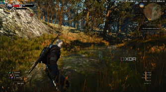 The Witcher 3 while using DLSS 4.5.