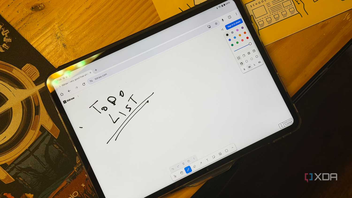 página de inicio de tldraw