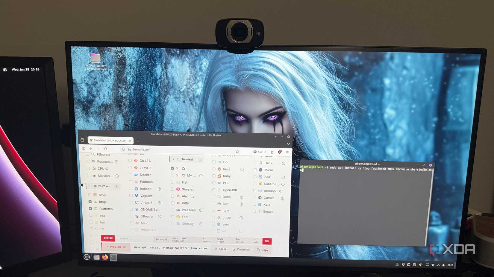 TuxMate on Linux Mint desktop