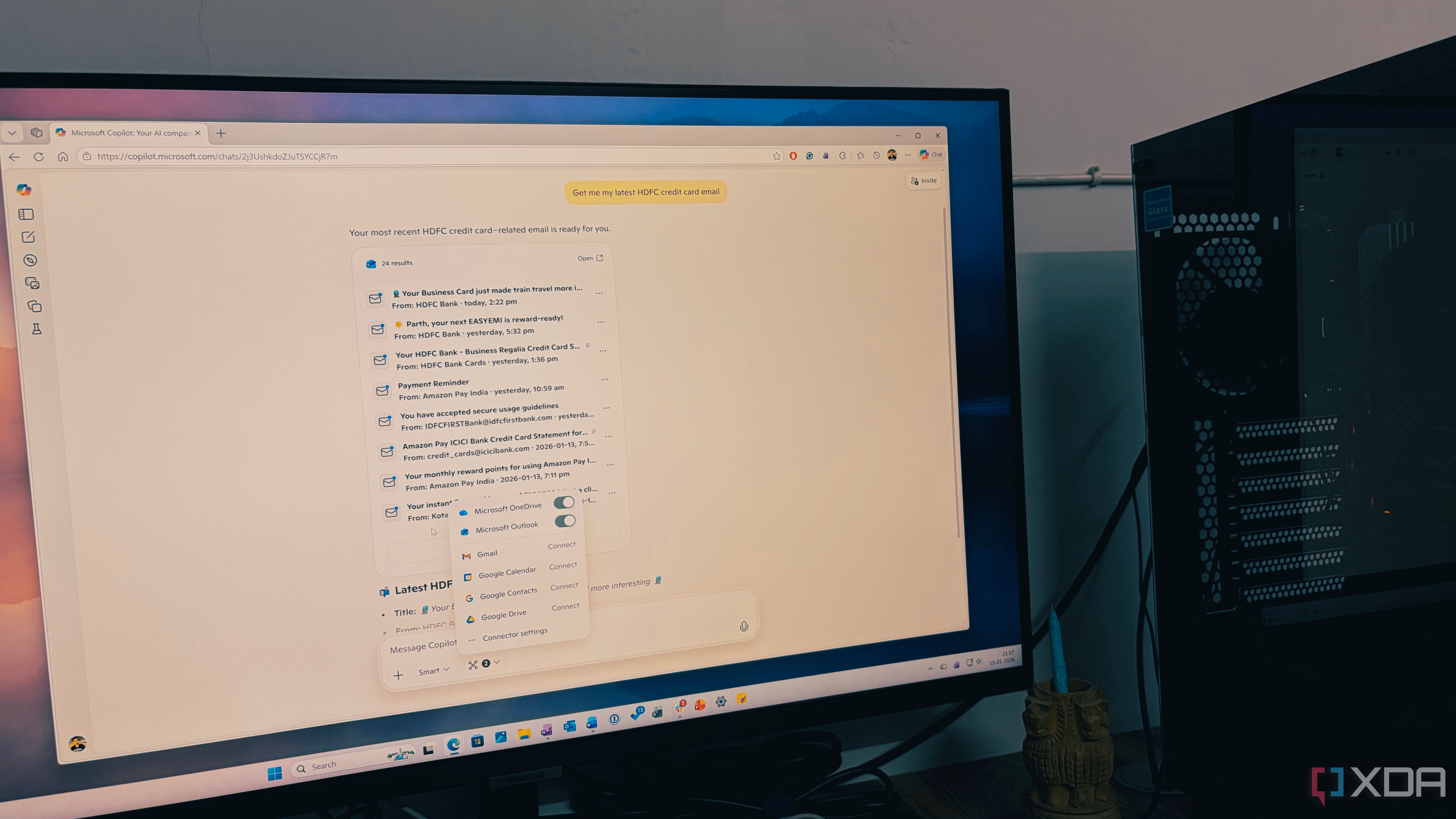 Connect Outlook and OneDrive with Copilot