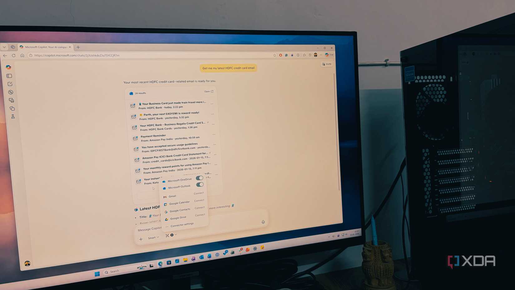 Connect Outlook and OneDrive with Copilot