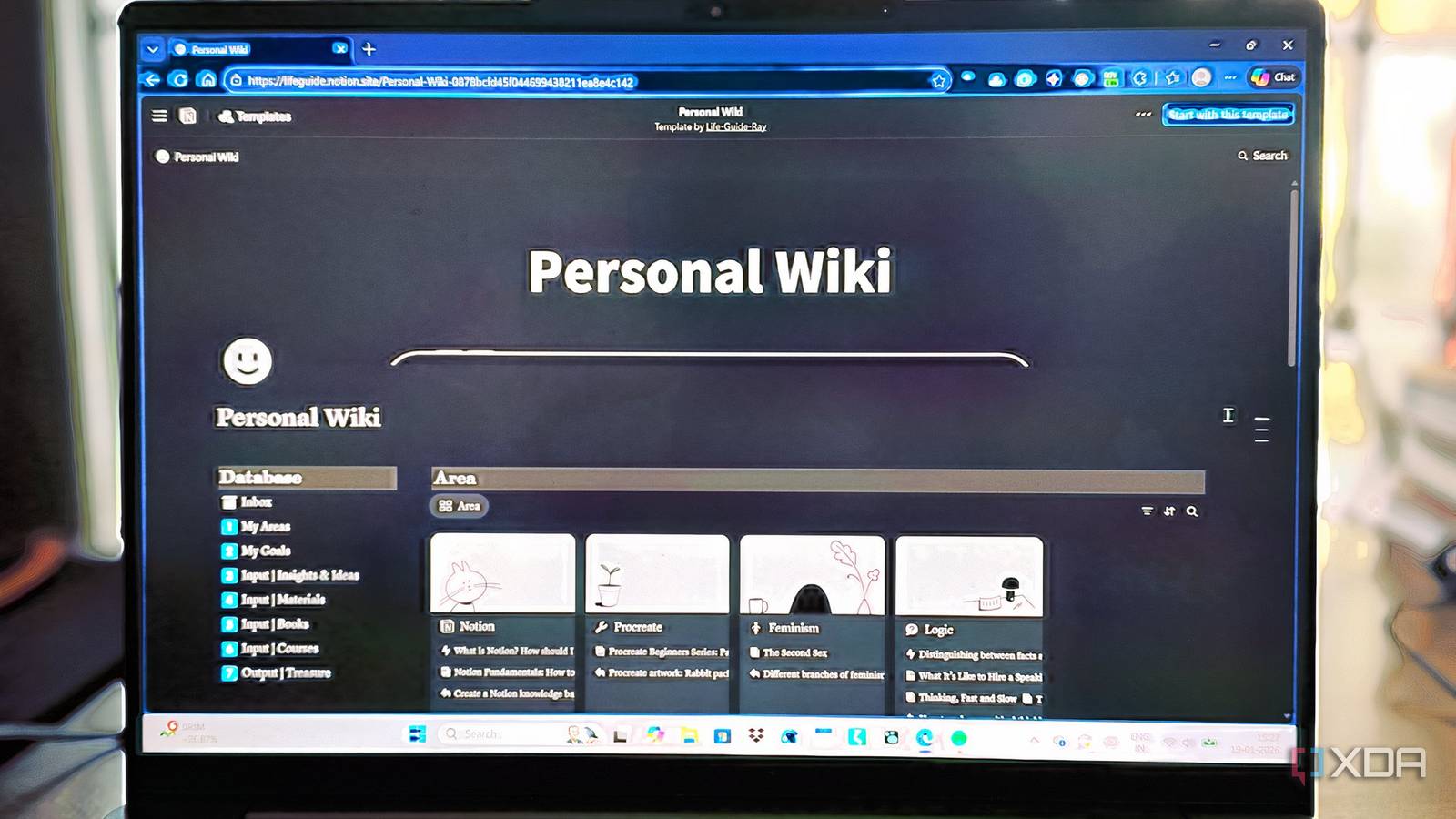 Using a wiki for personal notes is overkill