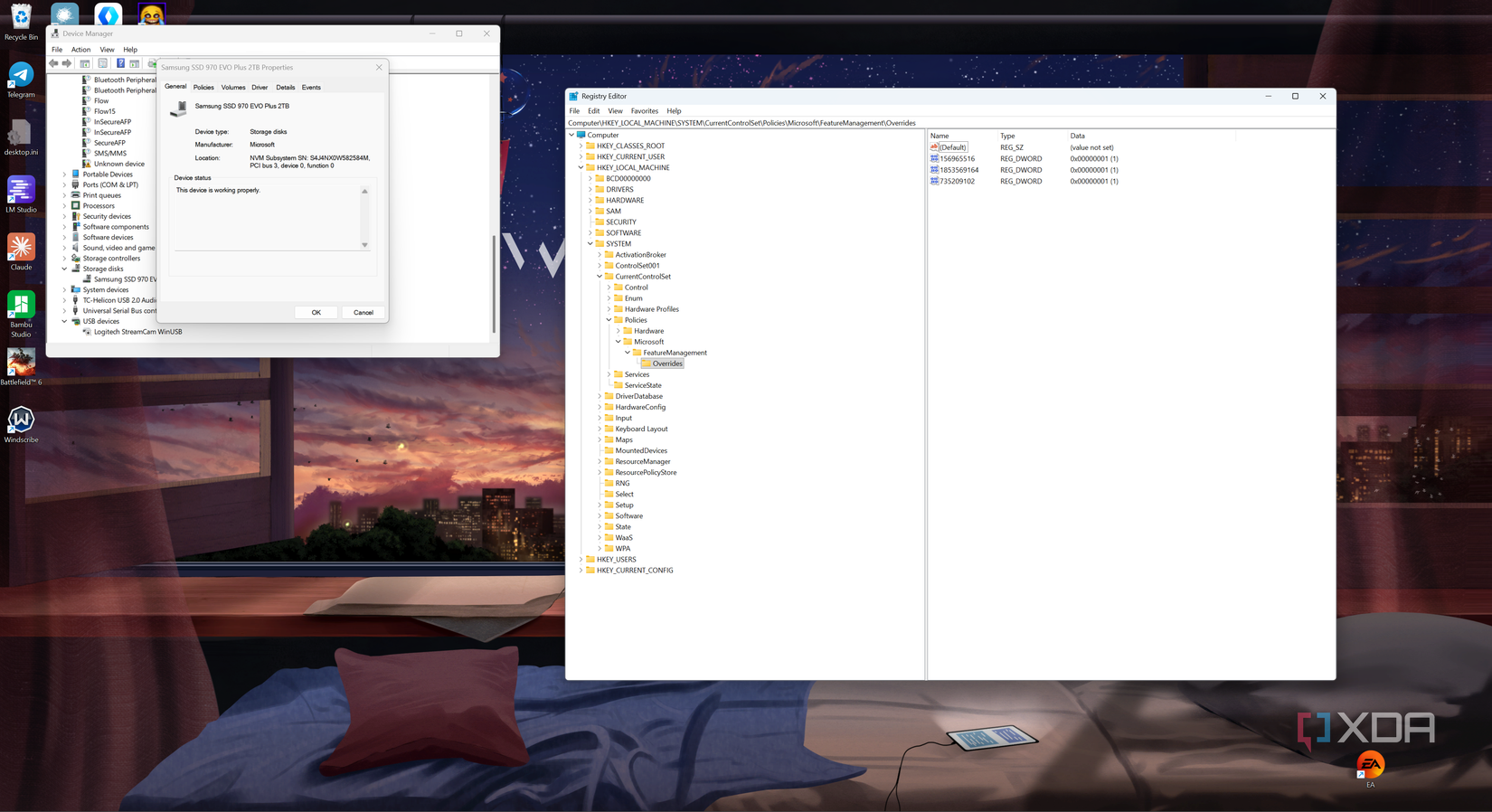 Windows 11 new NVMe driver, with Registry settings to enable the feature